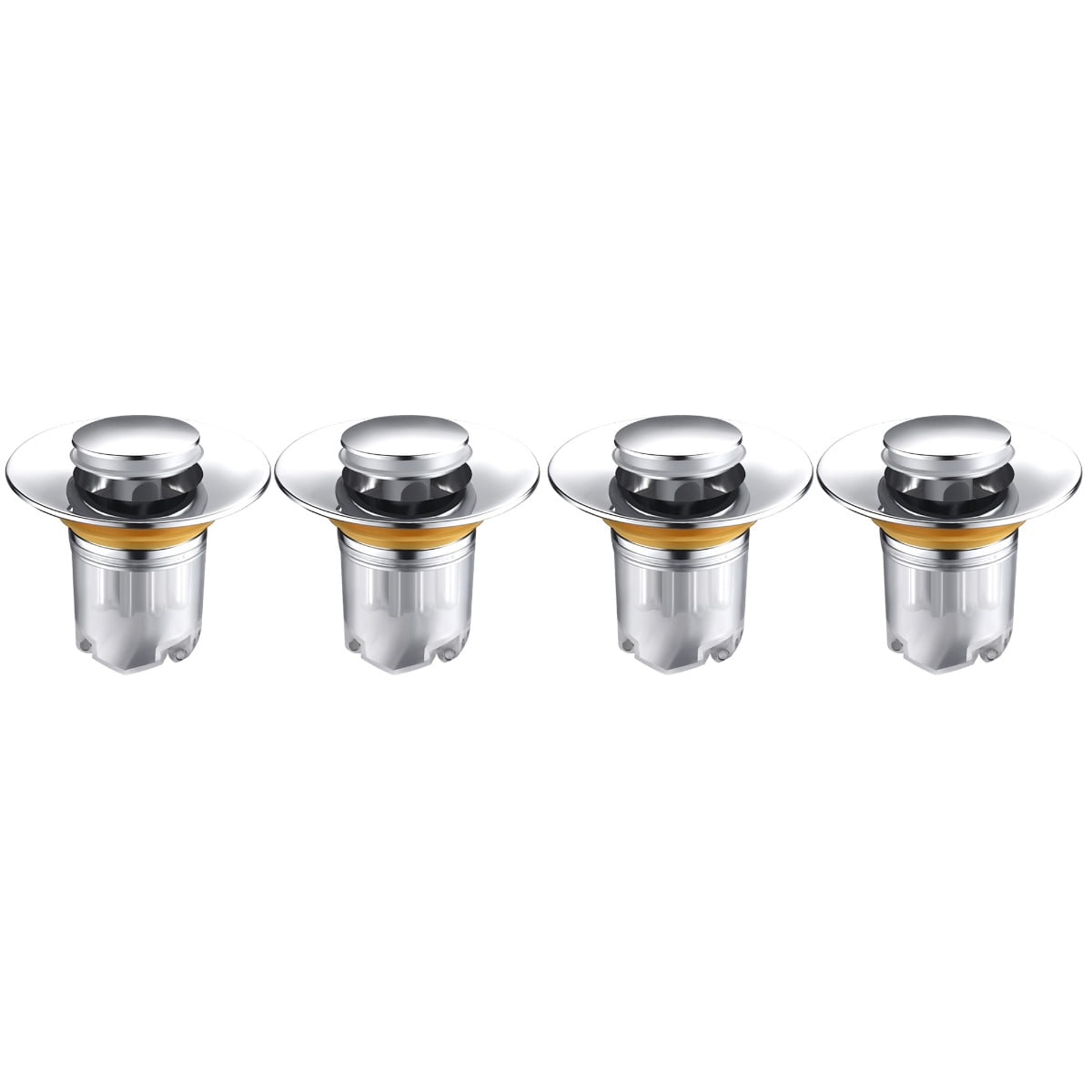 Guiyong 4 pcs Sink Drain Plug Bathroom Basin Plug Basin Drain Plug ...
