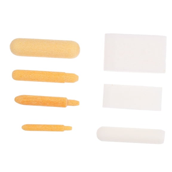 Guiyong 7Pcs Paint Pen Tip Replacements Graffiti Pen Tips Paint Pen Supplies (White Yellow)