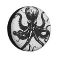 thumbnail image 1 of Gukieu Abstract Ink Octopus Print Car Tire Cover, Adjustable Waterproof and Dustproof Tire Protection Cover, Suitable for SUV, Truck, Van-15 inch, 1 of 6