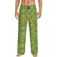 thumbnail image 1 of Gukieu African Animals 1 Print Men's Home Trousers, Elastic Drawstring Home Pajamas Clothing Suitable for Adult Men-Medium, 1 of 6