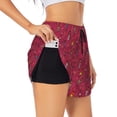 thumbnail image 1 of Gukieu African Women Bearing Clay Pots Print Women's Sports Shorts with Drawstring Elastic Waistband for Running, Yoga, Fitness-Medium, 1 of 7