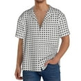 thumbnail image 1 of Gukieu Airplane Print Men's Short-sleeved Shirts, Button-down Pocket Shirts, T-shirts, Beach Vacation Travel Summer Clothing-XX-Large, 1 of 5