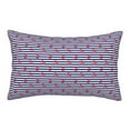 thumbnail image 1 of Gukieu Anchors Print Plush Pillow Cover, Hidden Zipper Pillow Protector without Pillow Core, Suitable for Bedroom, Office, Car Decoration-16"x24", 1 of 6