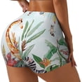 thumbnail image 1 of Gukieu Animals-1 Print Women's Sports Shorts, Elastic Waist High Stretch Running Yoga Gym Sweatpants-XX-Large, 1 of 8