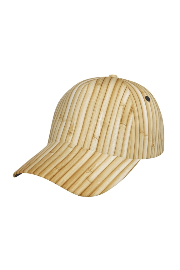 Bamboo Wall Prin Baseball Cap, Adjustable Sweat-wicking Daily,Travel, Sports Cap, Unisex