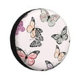 thumbnail image 1 of Gukieu Beautiful Butterfly Print Car Tire Cover, Adjustable Waterproof and Dustproof Tire Protection Cover, Suitable for SUV, Truck, Van-15 inch, 1 of 6