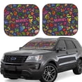 thumbnail image 1 of Gukieu Berry Fruits Print Car Windshield Sun Visor, Foldable Anti-UV Car Sun Visor Suitable for Vans, Trucks Car Accessories-Medium, 1 of 6