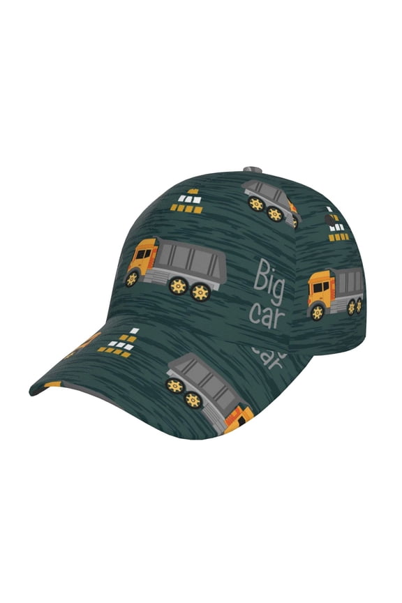 Big Machine Prin Baseball Cap, Adjustable Sweat-wicking Daily,Travel, Sports Cap, Unisex