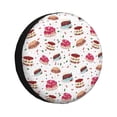 thumbnail image 1 of Gukieu Birthday Cake Print Car Tire Cover, Adjustable Waterproof and Dustproof Tire Protection Cover, Suitable for SUV, Truck, Van-16 inch, 1 of 6