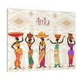 thumbnail image 1 of Gukieu Black African Woman Print Canvas Decorative Hanging Painting, Waterproof Art Wall Decoration with Frame, Suitable for Living Room, Bedroom, 1 of 6