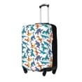 thumbnail image 1 of Gukieu Block Dinosaur Print Suitcase Protective Cover, Elastic Zipper Buckle Suitcase Protective Cover, Suitable for Travel, Business Trip-X-Large, 1 of 7