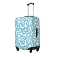 thumbnail image 1 of Gukieu Blue Snake Print Suitcase Protective Cover, Elastic Zipper Buckle Suitcase Protective Cover, Suitable for Travel, Business Trip-X-Large, 1 of 7