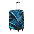 thumbnail image 1 of Gukieu Blue Viper Snake Closeup Face Print Suitcase Protective Cover, Elastic Zipper Buckle Suitcase Protective Cover, Suitable for Travel, Business Trip-Large, 1 of 7