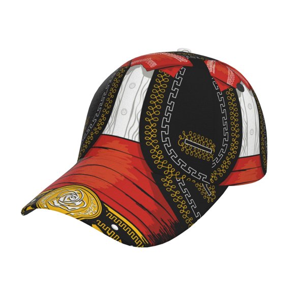 Gukieu CHARRO SUIT Prin Baseball Cap, Adjustable Sweat-wicking Daily,Travel, Sports Cap, Unisex