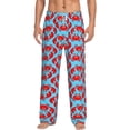thumbnail image 1 of Gukieu Cartoon Crabs Print Men's Home Trousers, Elastic Drawstring Home Pajamas Clothing Suitable for Adult Men-X-Large, 1 of 6