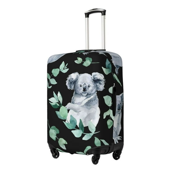 Gukieu Cartoon Koala Bear Print Suitcase Protective Cover, Elastic Zipper Buckle Suitcase Protective Cover, Suitable for Travel, Business Trip-Medium