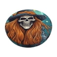 thumbnail image 1 of Gukieu Cartoon Pumpkin Skull Print Round Chair Cover, Dust-proof and Non-slip Bar Chair Protective Cover, Suitable for Bars, Restaurants, Offices-14 inch, 1 of 7