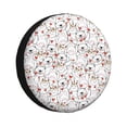 thumbnail image 1 of Gukieu Cat Bear Rabbit Print Car Tire Cover, Adjustable Waterproof and Dustproof Tire Protection Cover, Suitable for SUV, Truck, Van-15 inch, 1 of 6