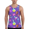 thumbnail image 1 of Gukieu Chemistry Tools Print Men's Quick Dry Fitness Vest, Round Neck Sleeveless Fitness Bodybuilding Top-4X-Large, 1 of 7