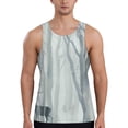 thumbnail image 1 of Gukieu Christmas Deer Print Men's Quick Dry Fitness Vest, Round Neck Sleeveless Fitness Bodybuilding Top-Small, 1 of 7
