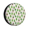 thumbnail image 1 of Gukieu Christmas Trees Print Car Tire Cover, Adjustable Waterproof and Dustproof Tire Protection Cover, Suitable for SUV, Truck, Van-14 inch, 1 of 6