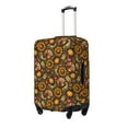 thumbnail image 1 of Gukieu Chrysanthemum turkey Print Suitcase Protective Cover, Elastic Zipper Buckle Suitcase Protective Cover, Suitable for Travel, Business Trip-Small, 1 of 7