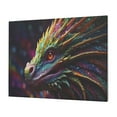 thumbnail image 1 of Gukieu Colorful Dragon Head Profile Print Horizontal Canvas Decorative Painting 12x16 Inch Shrinkage Resistant Frame Hanging Home Wall Art Decor, 1 of 6
