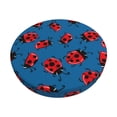 thumbnail image 1 of Gukieu Colorful Ladybird Print Round Chair Cover, Dust-proof and Non-slip Bar Chair Protective Cover, Suitable for Bars, Restaurants, Offices-13 inch, 1 of 7