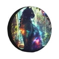 thumbnail image 1 of Gukieu Cosmic Cat In Window Print Car Tire Cover, Adjustable Waterproof and Dustproof Tire Protection Cover, Suitable for SUV, Truck, Van-14 inch, 1 of 6