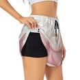 thumbnail image 1 of Gukieu Cute Bathtub Print Women's Sports Shorts with Drawstring Elastic Waistband for Running, Yoga, Fitness-X-Large, 1 of 7
