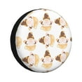 thumbnail image 1 of Gukieu Cute Bee Gnome Print Car Tire Cover, Adjustable Waterproof and Dustproof Tire Protection Cover, Suitable for SUV, Truck, Van-15 inch, 1 of 6