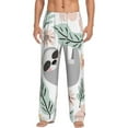 thumbnail image 1 of Gukieu Cute Cartoon Sloth Print Men's Home Trousers, Elastic Drawstring Home Pajamas Clothing Suitable for Adult Men-Medium, 1 of 6