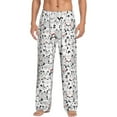 thumbnail image 1 of Gukieu Cute Cat Print Men's Home Trousers, Elastic Drawstring Home Pajamas Clothing Suitable for Adult Men-XX-Large, 1 of 6