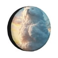 thumbnail image 1 of Gukieu Cute Cloud Cat Print Car Tire Cover, Adjustable Waterproof and Dustproof Tire Protection Cover, Suitable for SUV, Truck, Van-17 inch, 1 of 6