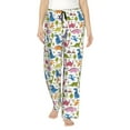thumbnail image 1 of Gukieu Cute Dinosaur Print Women's Home Trousers, with Pockets and Drawstring Pajamas, Home Pajamas, Sleepwear-Large, 1 of 6