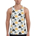 thumbnail image 1 of Gukieu Cute Elephant Print Men's Quick Dry Fitness Vest, Round Neck Sleeveless Fitness Bodybuilding Top-Large, 1 of 7