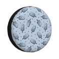 thumbnail image 1 of Gukieu Cute Ice Cream Print Car Tire Cover, Adjustable Waterproof and Dustproof Tire Protection Cover, Suitable for SUV, Truck, Van-14 inch, 1 of 6