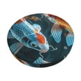 thumbnail image 1 of Gukieu Cute Koi Fish Serenity Print Round Chair Cover, Dust-proof and Non-slip Bar Chair Protective Cover, Suitable for Bars, Restaurants, Offices-13 inch, 1 of 7