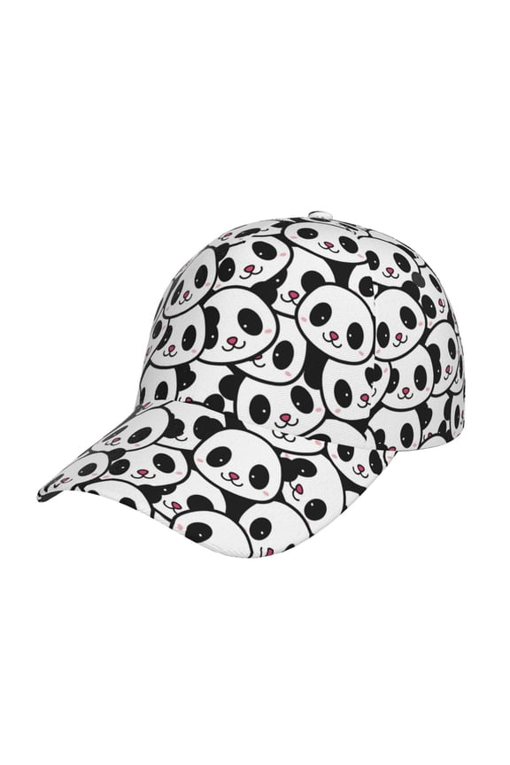 Cute Panda Prin Baseball Cap, Adjustable Sweat-wicking Daily,Travel, Sports Cap, Unisex