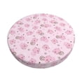 thumbnail image 1 of Gukieu Cute Pig Print Round Chair Cover, Dust-proof and Non-slip Bar Chair Protective Cover, Suitable for Bars, Restaurants, Offices-12 inch, 1 of 7