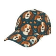 thumbnail image 1 of Gukieu Cute Puppy Prin Baseball Cap, Adjustable Sweat-wicking Daily,Travel, Sports Cap, Unisex, 1 of 6
