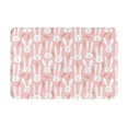 thumbnail image 1 of Gukieu Cute Rabbit Carrot Print Dust-proof Floor Mats, Water-absorbent and Non-slip Flannel Door Mats 16x24in, Home Decoration Suitable for Kitchen, Bathroom, Garage, 1 of 7