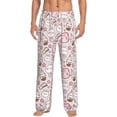 thumbnail image 1 of Gukieu Cute Rabbit Print Men's Home Trousers, Elastic Drawstring Home Pajamas Clothing Suitable for Adult Men-XX-Large, 1 of 6