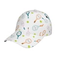 thumbnail image 1 of Gukieu Cute Tennis Rackets Prin Baseball Cap, Adjustable Sweat-wicking Daily,Travel, Sports Cap, Unisex, 1 of 6