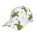 thumbnail image 1 of Gukieu Cute Turtle Prin Baseball Cap, Adjustable Sweat-wicking Daily,Travel, Sports Cap, Unisex, 1 of 6
