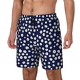 thumbnail image 1 of Gukieu Daisies Flowers Print Men's Double Layer Sports Swim Trunks, Quick Dry Adjustable Waist Swim Shorts Swimwear-X-Large, 1 of 6