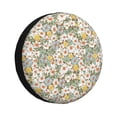 thumbnail image 1 of Gukieu Daisy Print Car Tire Cover, Adjustable Waterproof and Dustproof Tire Protection Cover, Suitable for SUV, Truck, Van-15 inch, 1 of 6