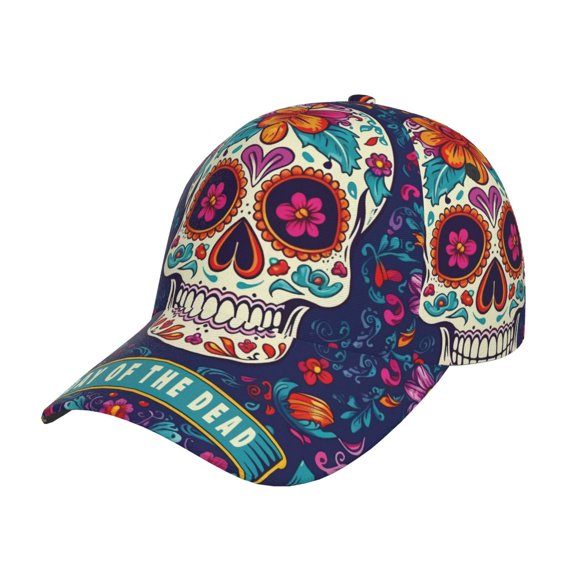 Gukieu Dead Day Party Prin Baseball Cap, Adjustable Sweat-wicking Daily,Travel, Sports Cap, Unisex