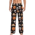 thumbnail image 1 of Gukieu Different Breeds Of Dogs Print Men's Home Trousers, Elastic Drawstring Home Pajamas Clothing Suitable for Adult Men-Large, 1 of 6