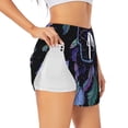 thumbnail image 1 of Gukieu Dreamcatcher With Colorful Feathers Print Women's Sports Shorts with Drawstring Elastic Waistband for Running, Yoga, Fitness-XX-Large, 1 of 7